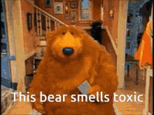 smells bear bear inthe big blue house