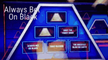 Always Bet On Black 100000pyramid GIF