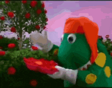 Dorothy The Dinosaur The Wiggles GIF - Dorothy The Dinosaur The Wiggles Belly Rub GIFs