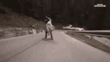 skateboard downhill dodge cars longboarding