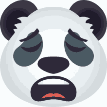 ugh panda joypixels fed up jaded