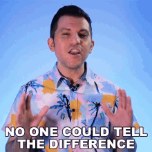 No One Could Tell The Difference Shane Luis GIF