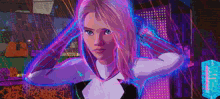 Gwen Stacy Spiderman Across The Spiderverse GIF - Gwen Stacy Spiderman Across The Spiderverse GIFs