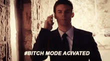 Elijah Bitch Mode Activated GIF - Elijah Bitch Mode Activated Vampire Diaries GIFs