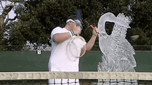 Comedian-james-corden Tennis-player GIF - Comedian-james-corden Tennis-player Frozen-ice-sculpture GIFs