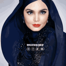 Siti Nurhaliza Black GIF - Siti Nurhaliza Black Glam GIFs