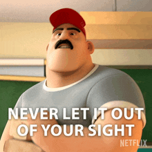 Never Let It Out Of Your Sight Coach Lawrence GIF - Never Let It Out Of Your Sight Coach Lawrence Trollhunters Tales Of Arcadia GIFs