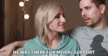 He Was There For Moral Support Dave Crosby GIF - He Was There For Moral Support Dave Crosby Ashley Crosby GIFs