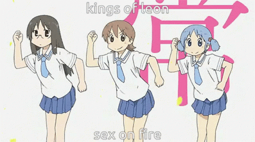 Schoolgirl Porn Gif Tumblr - Kings Of Leon Sex On Fire GIF - Kings Of Leon Sex On Fire Anime Dance -  Discover & Share GIFs