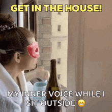 Get In The House Quarantine GIF