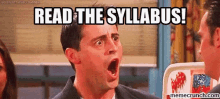 First Day Of College Read The Syllabus GIF - First Day Of College Read The Syllabus Shock GIFs