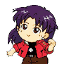 Misato Evangelion GIF - Misato Evangelion Chibi GIFs