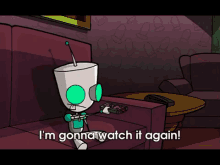 One More Time! GIF - Invader Zim Robot Again GIFs