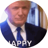 Birthday Trump Sticker - Birthday Trump Stickers