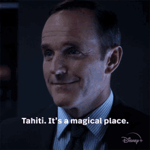 Tahiti Its A Magical Place Phil Coulson GIF - Tahiti Its A Magical Place Phil Coulson Agents Of Shield GIFs