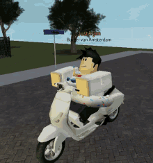 scooter roblox video game strolling