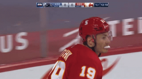 Calgary Flames Matthew Tkachuk GIF - Calgary Flames Matthew Tkachuk Sliding  - Discover & Share GIFs