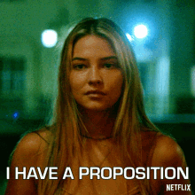 I Have A Proposition Sarah Cameron GIF - I Have A Proposition Sarah Cameron Outer Banks GIFs