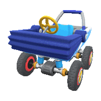 Goo-goo Buggy Kart Sticker - Goo-goo Buggy Kart Mario Kart Stickers