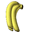 Banana Food Sticker - Banana Food Fruit Stickers