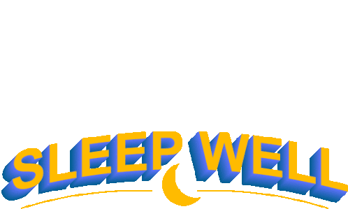 Sleep Well Goodnight Sticker - Sleep Well Goodnight Sweet Dreams Stickers