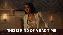This Is Kind Of A Bad Time Lucy Gulliver GIF - This Is Kind Of A Bad Time Lucy Gulliver The Broken Hearts Gallery GIFs