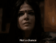 octavia blake marie avgeropoulos the100 not a chance 502