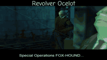 Revolver Ocelot Metal Gear GIF - Revolver Ocelot Metal Gear Mgs GIFs