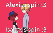 Alexisa Spin Isalexis Spin GIF - Alexisa Spin Isalexis Spin Aqua Kana GIFs
