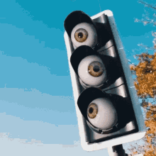Traffic Light Eyes GIF - Traffic Light Eyes Googly Eyes GIFs