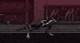 a pixel art of a lizard surrounded by a green sphere