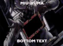 Danganronpa Miu Iruma Bottom Text GIF - Danganronpa Miu Iruma Bottom Text GIFs