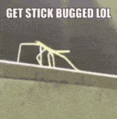 Get Stick Buged Lol GIF - Get Stick Buged Lol GIFs