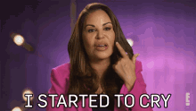 I Started To Cry Nely Galan GIF - I Started To Cry Nely Galan For Real The Story Of Reality Tv GIFs
