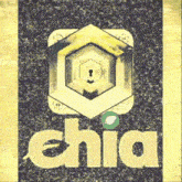 the word chia that is on a black and yellow background