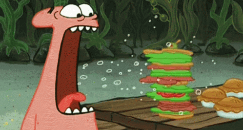 Lunch Patrick GIF - Lunch Patrick Spongebob - Discover & Share GIFs