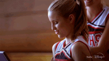using a laptop quinn fabray glee on my laptop browsing the web