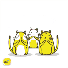 Cat Animated GIF - Cat Animated Yellow GIFs
