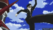 Death The Kid Soul Eater GIF - Death The Kid Soul Eater Fight GIFs