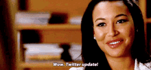 Glee Santana Lopez GIF - Glee Santana Lopez Wow Twitter Update GIFs