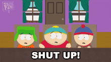 Shut Up Eric Cartman GIF - Shut Up Eric Cartman Stan Marsh GIFs
