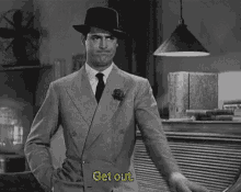 Cary Grant Get Out GIF - Cary Grant Get Out GIFs