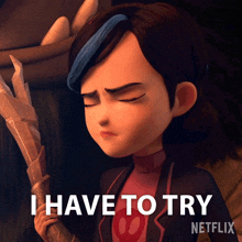I Have To Try Claire Nunez GIF - I Have To Try Claire Nunez Trollhunters Tales Of Arcadia GIFs
