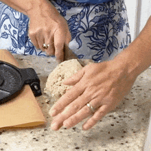 cutting the dough jill dalton the whole food plant based cooking show shaping the dough molding the dough