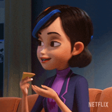 Eating Claire Nunez GIF - Eating Claire Nunez Trollhunters Tales Of Arcadia GIFs