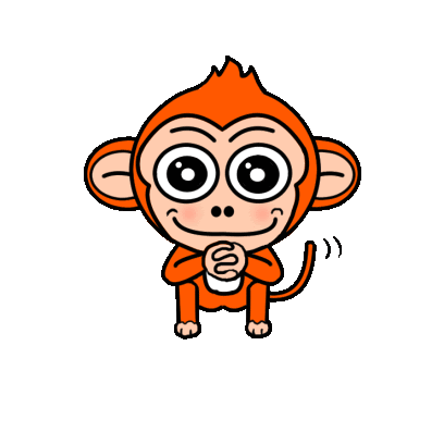 Monkey Animal Sticker - Monkey Animal Happy - Discover & Share GIFs