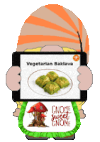 Gnome Thanksgiving Sticker