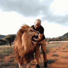 hug dean schneider lioness embrace cuddle