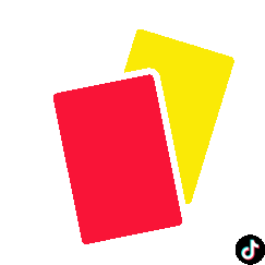 Foul Tiktok Sticker - Foul Tiktok Red Card Stickers
