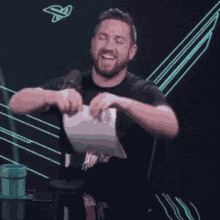 No To The Hell Two Sheets GIF
